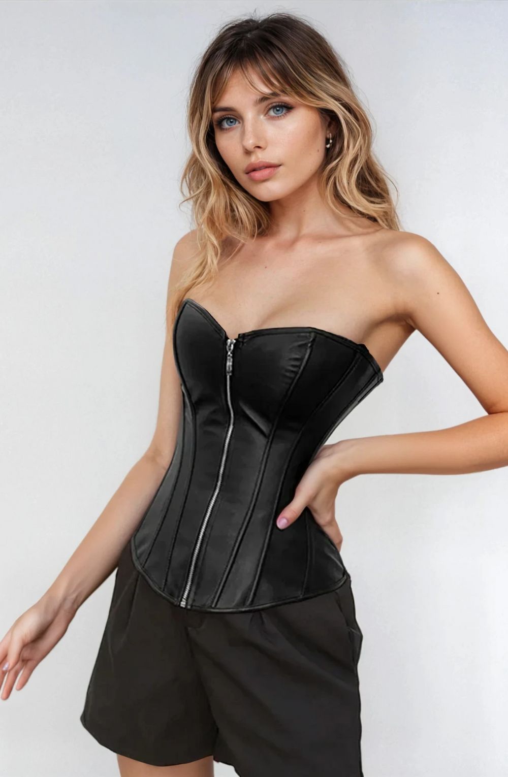 YesX YX888 Stunning Black Corset Up to 4XL